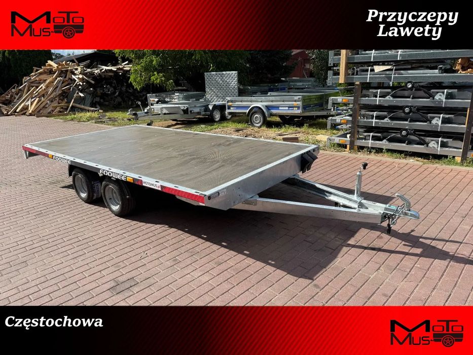 Laweta platforma quad  4x2m koła 195r10c 750kg dostawa MOTOMUS  Laweta platforma quad 4x2m koła 195r10c 750kg dostawa MOTOMUS