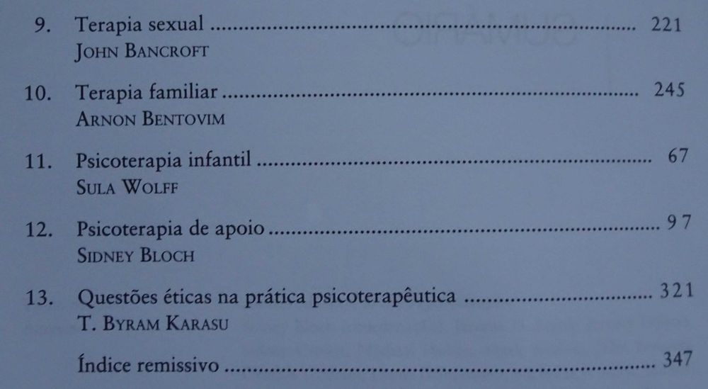 Uma Introdução Às Psicoterapias de Sidney Bloch