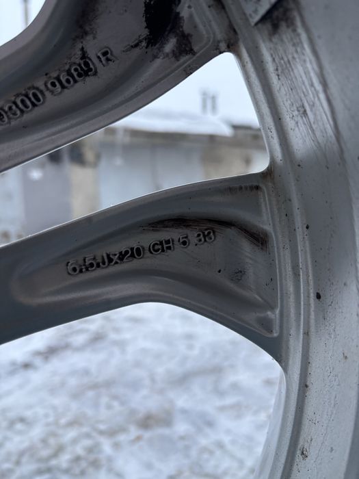 Диски  Renault Grand Scenic КОМПЛЕКТ 5х114.3 R20 на гумі 195/55 20