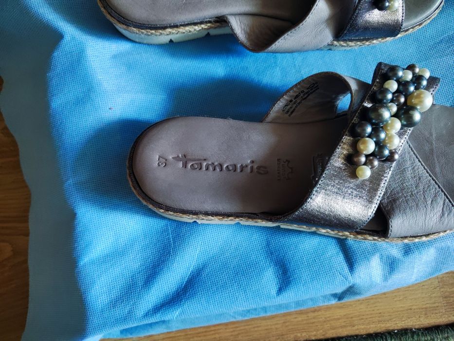 Босоножки tamaris кожа натуральная
