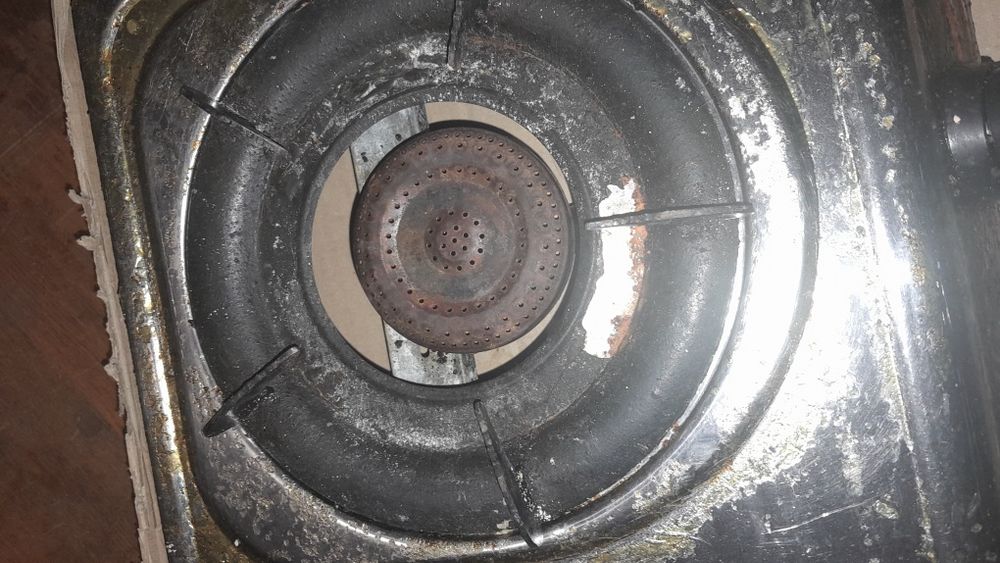 газова вживана плитка металева Gas stove Domotec