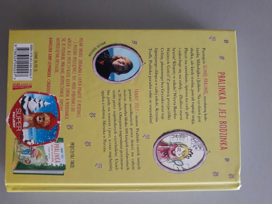 Pralinka Fanny Joly książka dla dzieci