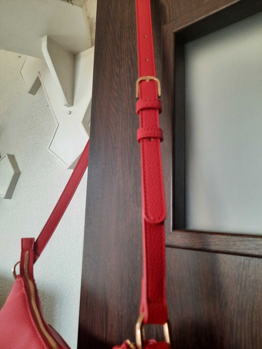 Torebka  Liu Jo oryginalna czerwona  skóra  ekologiczna