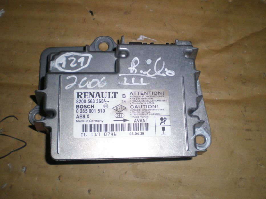 Centralina airbag RENAULT Clio III (BR0/1, CR0/1)