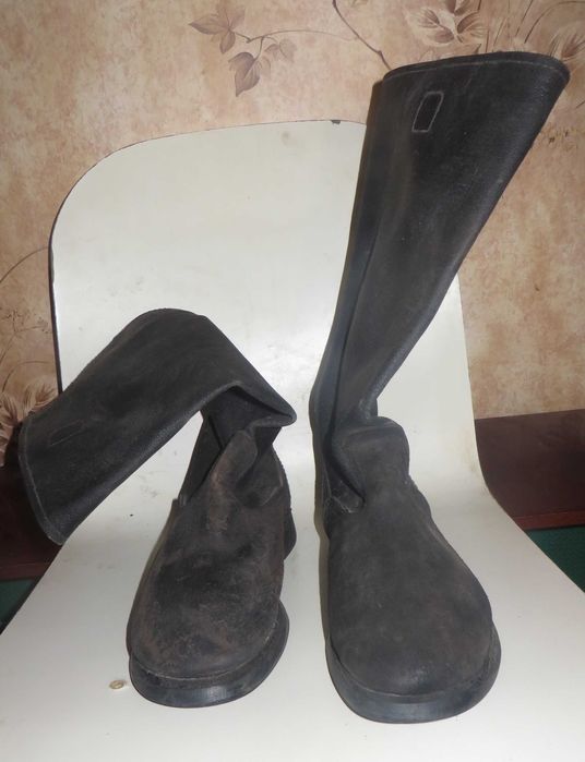 Сапоги военные юфтевые кирзовые Размер 41 Стелька 26.2 см Киев 1992 г