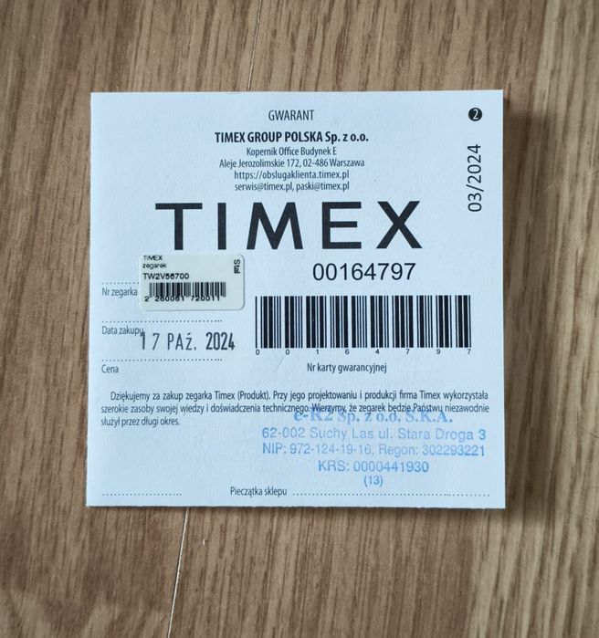Zegarek Timex UFC