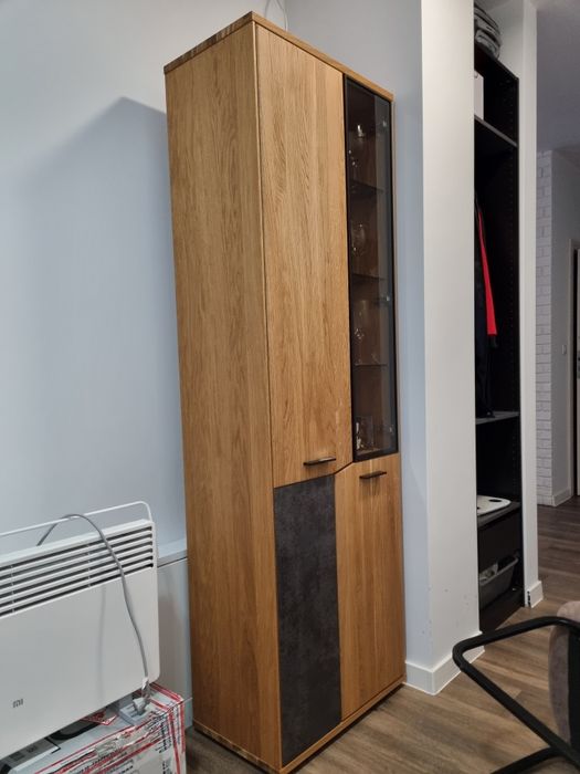 Meble dębowe, lite drewno Salon, RTV Krysiak z kolekcji Sangero