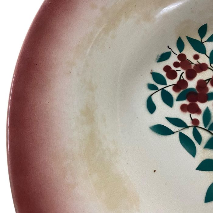 Prato em faiança fina Fábrica de Sacavém