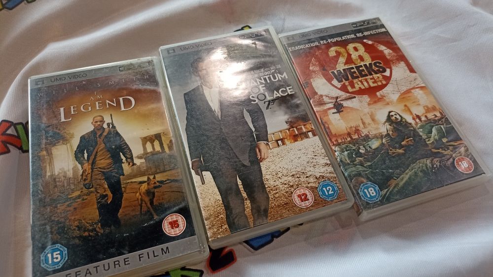 Filmy umd PSP quantum Of solace James Bond jestem legendą (cena za 3)