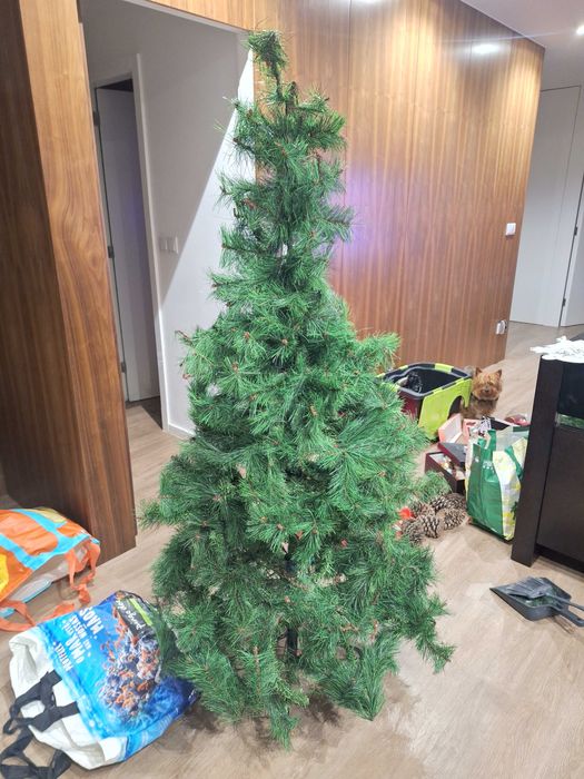 Vendo árvore de natal verde alta