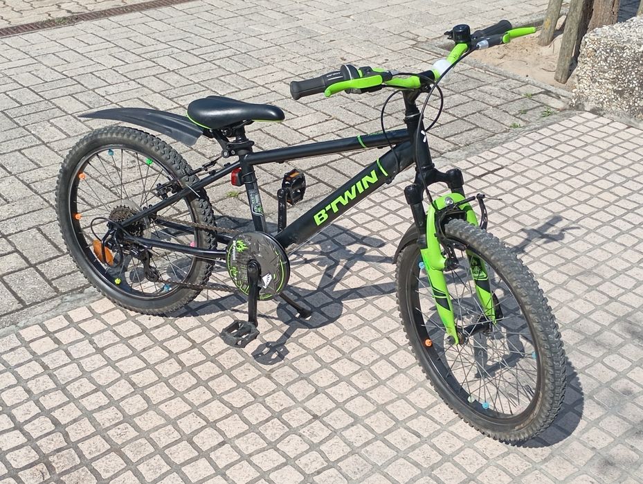 Bicicleta B'TWIN Racing Boy 500,roda 20, semi-novo,