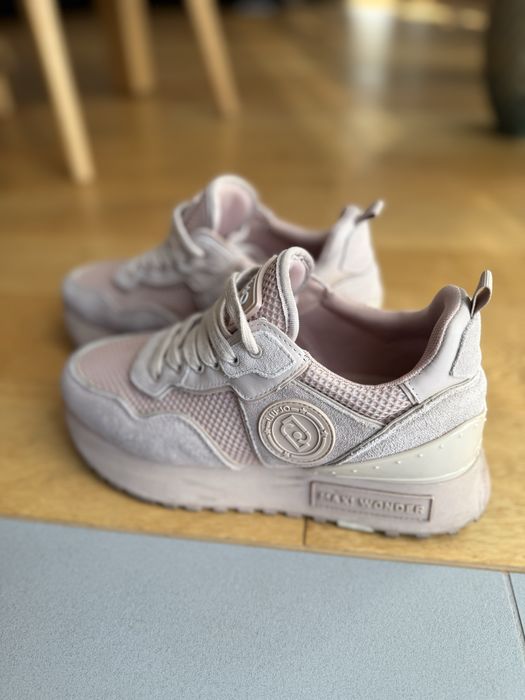Skorzane sneakersy Maxi wonder Liu Jo