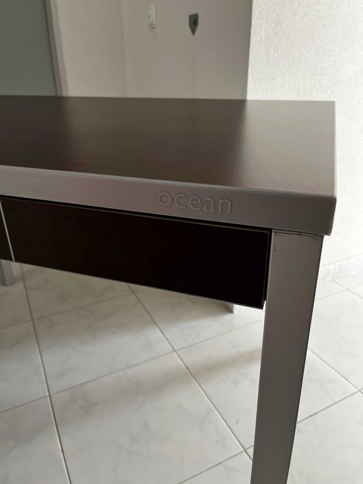 Mesa Cancio Ocean Castanha 125x80x77cm