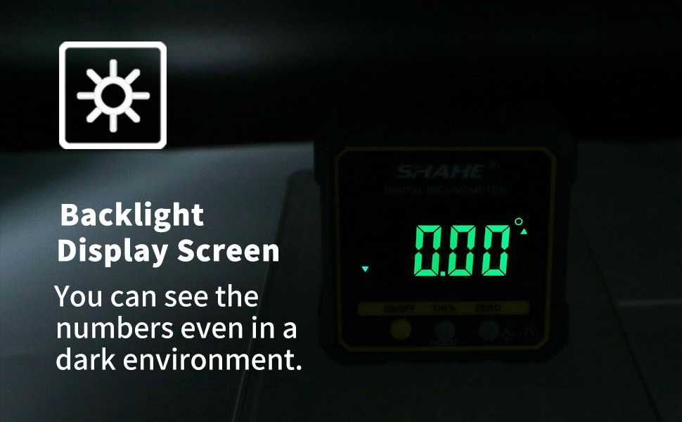 Mini SHAHE cyfrowy kątomierz magnetyczny inklinometr poziomica