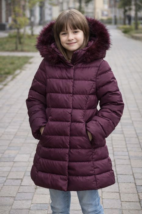 Дитячий пуховик United Colors of Benetton для дівчинку 146-152см