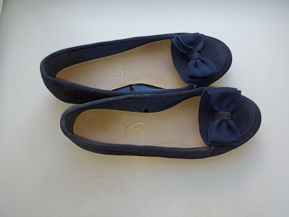 Балетки замшевые ,39