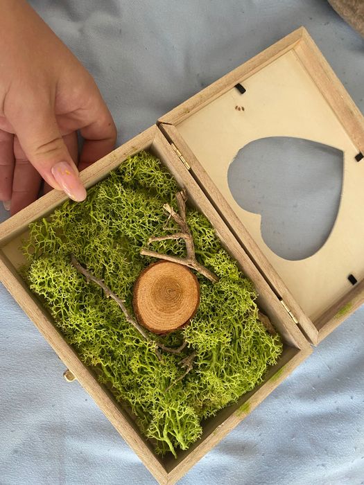 Pudełko na obrączki ślubne