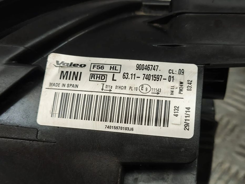 Oticas Farois Frente Frontal Direito Original Mini Cooper F56 2013 a