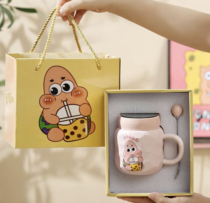 Продам термокружка губка боб SpongeBob ,на подарунок/ патрик/ спанч боб