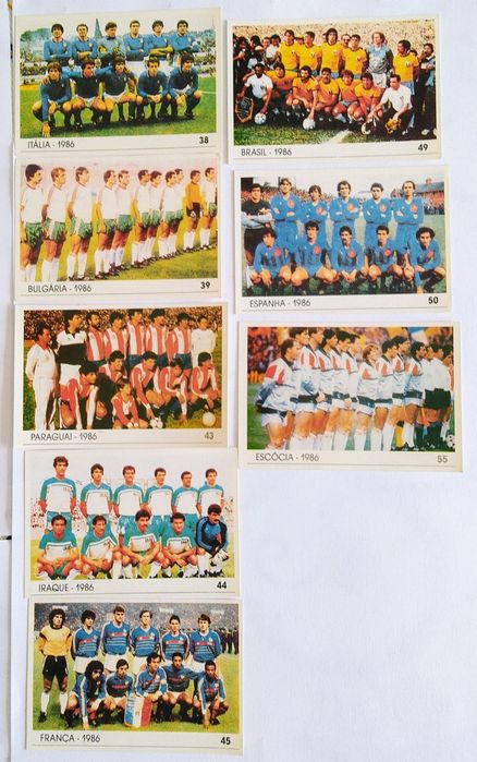 Cromos Mundiais futebol - World Cup