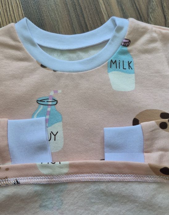 Дитяча тепла піжама рожева 104 р., новорічний подарунок