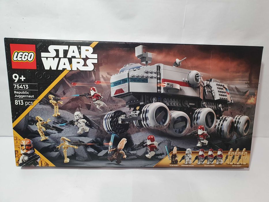 Zestaw klocki LEGO 75413 Republic Juggernaut STAR WARS czołg republiki ...