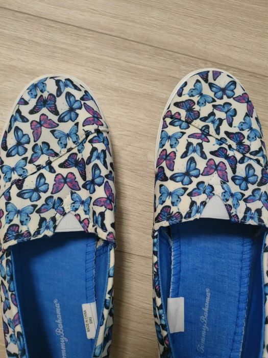 Buty motyle niebieskie