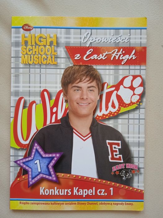 Książka High School Musical - Konkurs Kapel Zac Efron Opowieści Disney