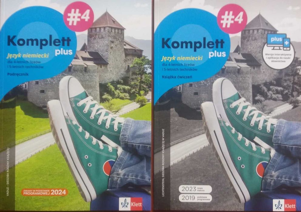 Komplett plus #4 podr. + Zeszyt ćwiczeń Klett