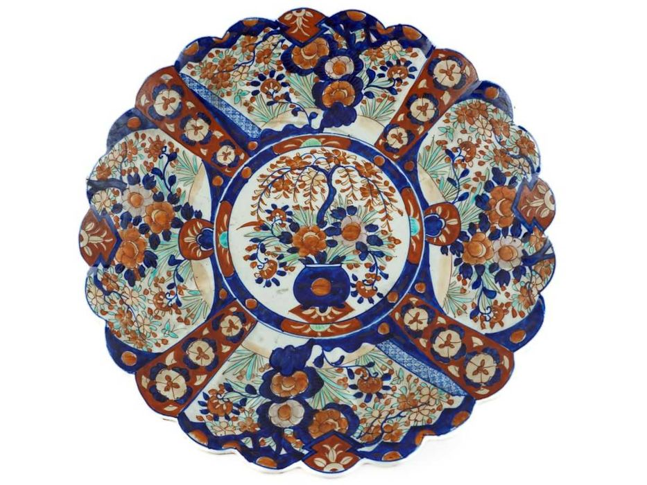 Prato antigo em faiança