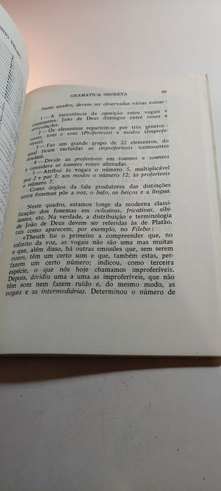Gramática Secreta da Língua Portuguesa - António Telmo (1981)