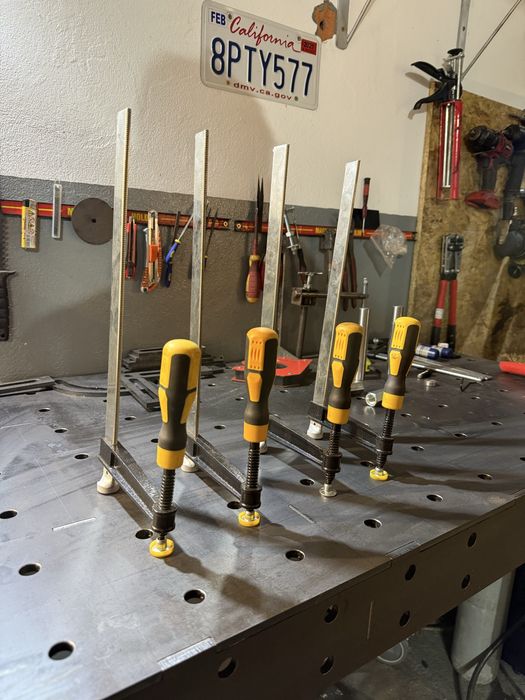 Ścisk spawalniczy 120x300 system 16 FV