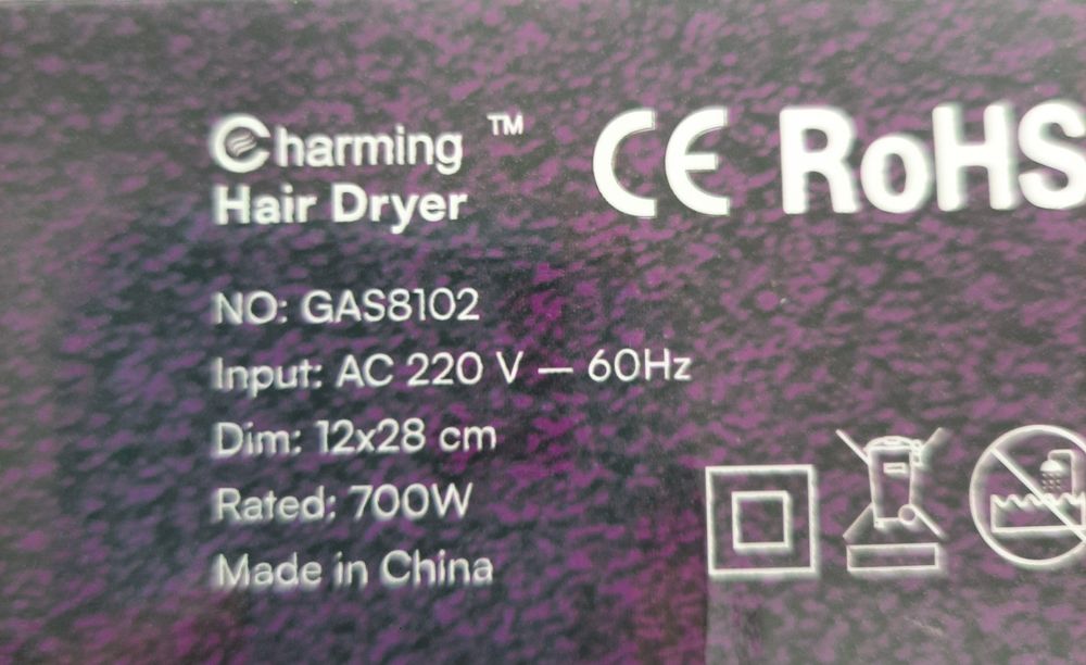 Secador de cabelo