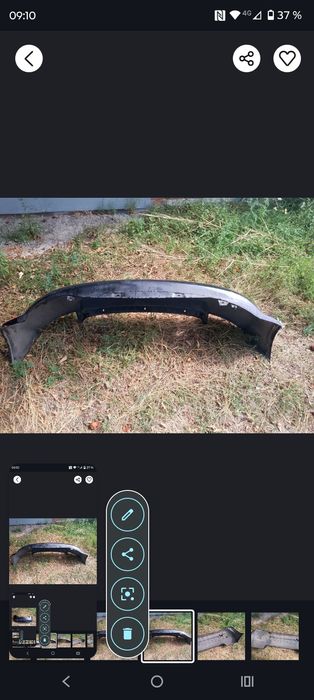 Задний бампер Фиат стило stilo абарт