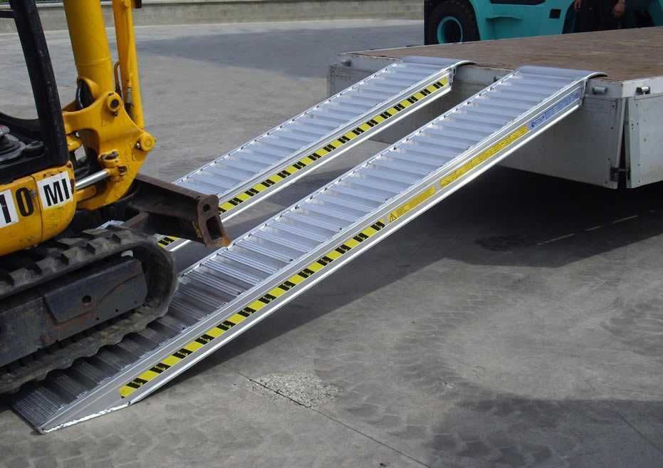 Najazdy aluminiowe od 2,5-5m, do 13,5T - Dostawa, gwarancja, znak CE