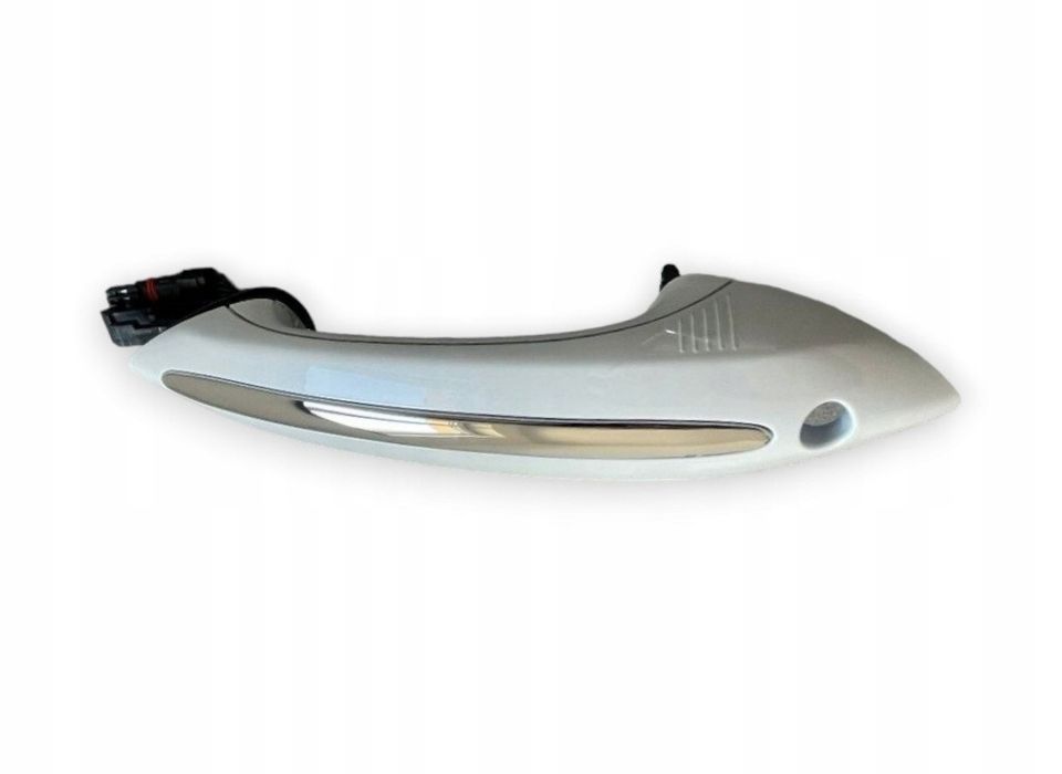 Klamka Lewa Przednia Biała Keyless Do BMW F01 F02 F03 F04 F07 F10 F11