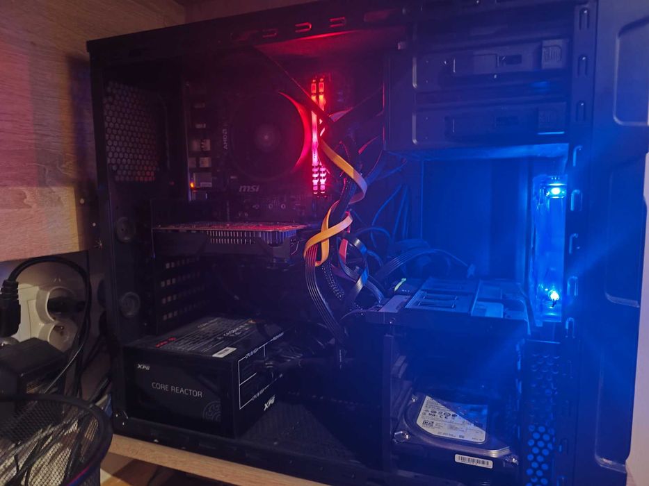 KOMPUTER GAMINGOWY Gtx 1050Ti/Ryzen 3 2200G/ 16 GB RAM DDR4 3200 Mhz