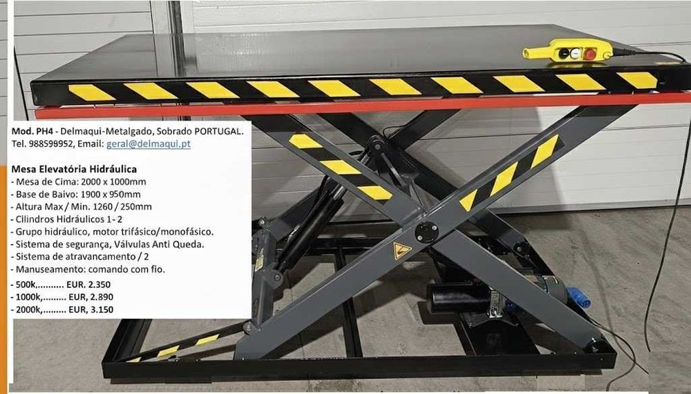 Plataformas hidráulicas Metalgado-Delmaqui