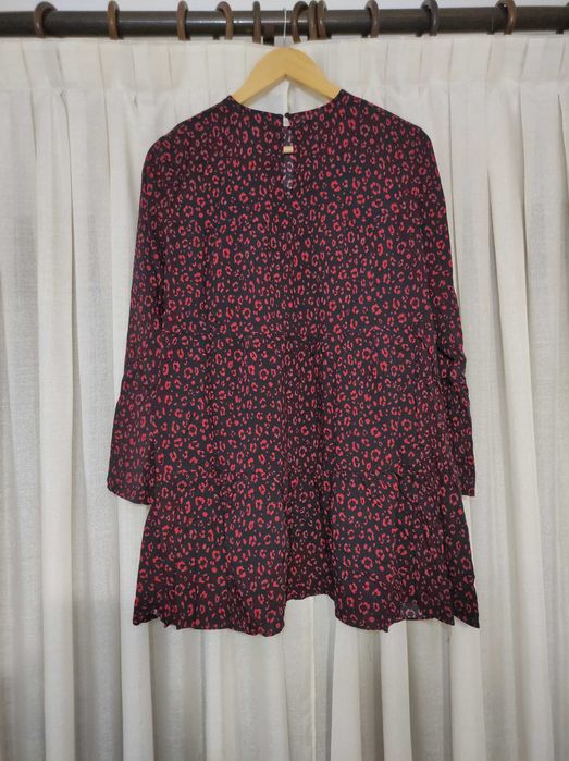 Vestido curto com padrão