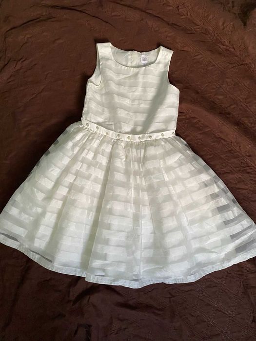 Elegancka biała sukienka 128 Cool Club