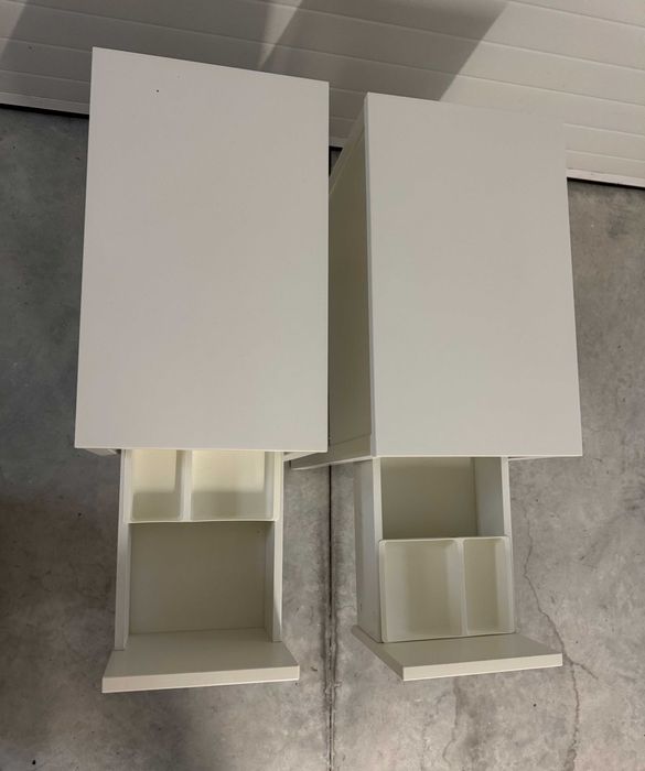 Mesas de cabeceira brancas NORDLI IKEA