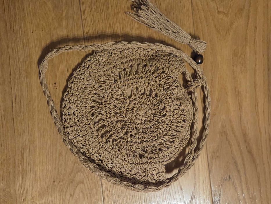 Torebka boho ręcznie wyplatana