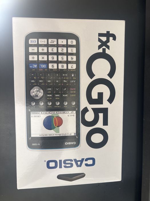 calculadora grafica CASIO fX-CG50, com caixa e todos os acessorios