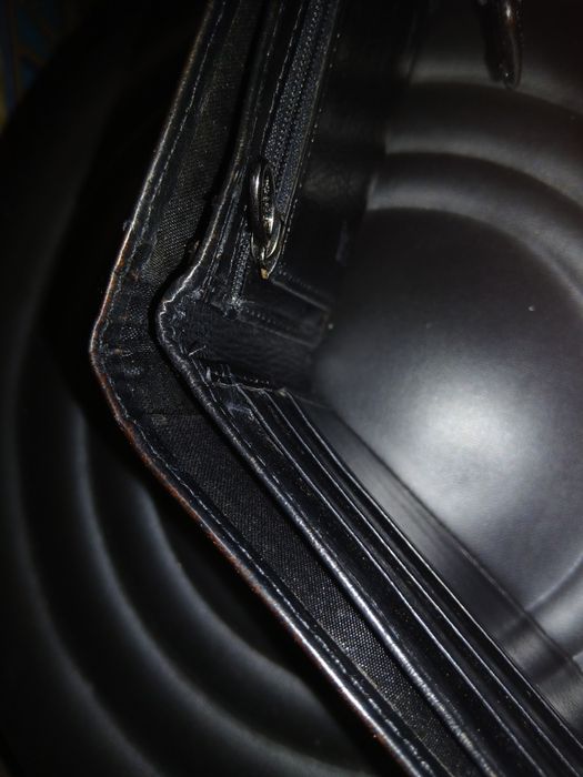 Кожаный кашелёк.Braun Buffel