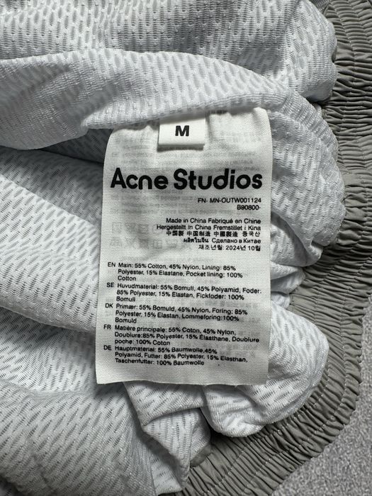 Куртка Acne Studios Logo Zipper Jacket Вітровка