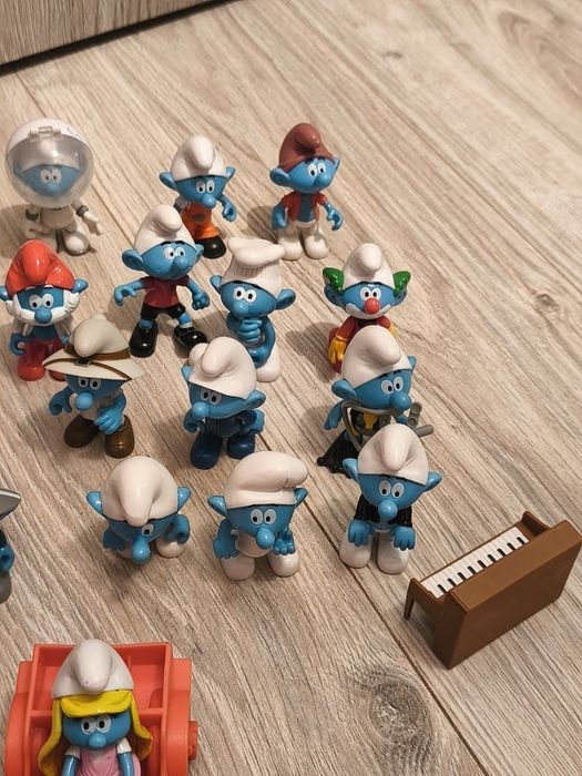 Smerfy figurki deagostiny