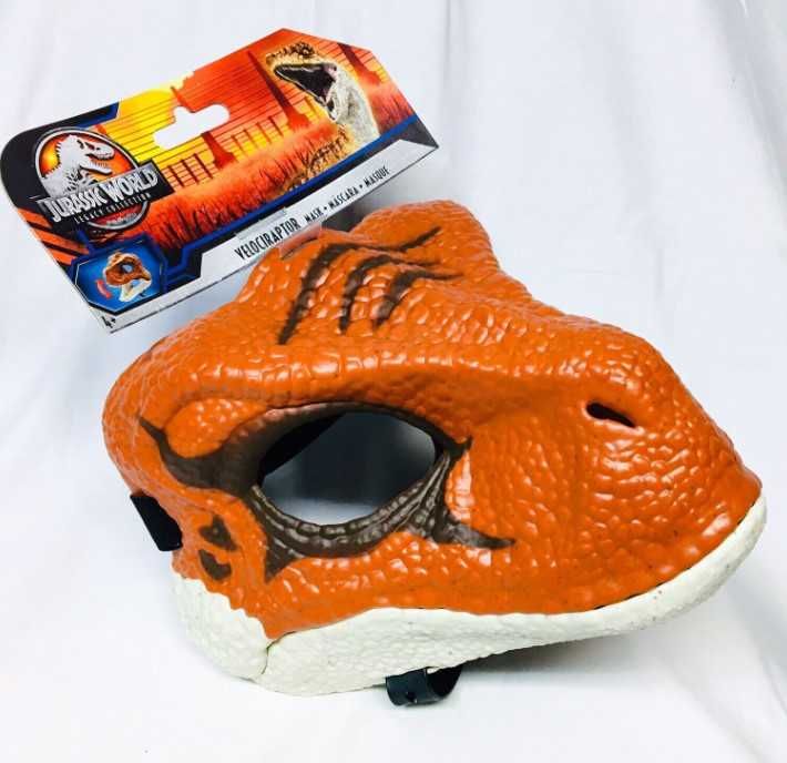 Маска раптора Jurassic World Camp Cretaceous Dino Escape Velociraptor