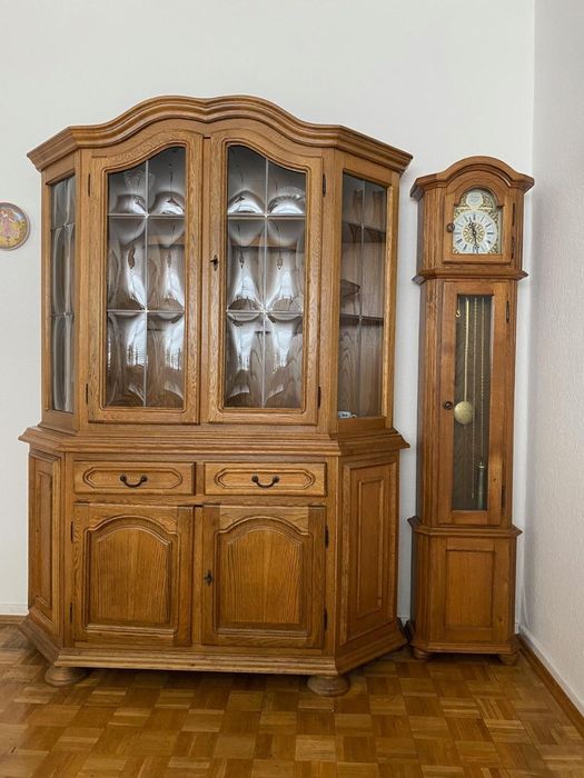 Witryna rustykalna dębowa - Transport