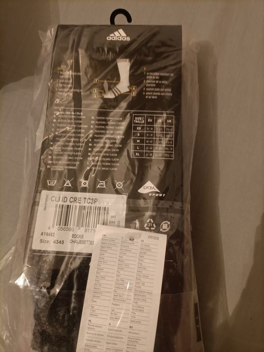 Meias novas adidas 3 pares