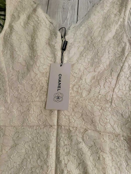 Платье белое Chanel айвори свадебное